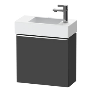 Duravit Meuble sous-lavabo D-Neo 48,4x22,2x44 cm, 1 porte, à gauche, chr/Grap ma