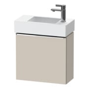 Duravit Meuble sous-lavabo D-Neo 48,4x22,2x44 cm, 1 porte, à gauche, chr/taupe mat-1