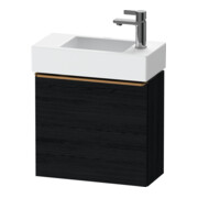 Duravit Meuble sous lavabo D-Neo 48,4x22,2x44cm, 1 porte, à droite, blanc mat/éclat blanc