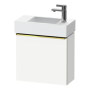 Duravit Meuble sous lavabo D-Neo 48,4x22,2x44cm, 1 porte, à droite, blanc poli/mat-1