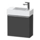 Duravit Meuble sous-lavabo D-Neo 48,4x22,2x44cm, 1 porte, à droite, chr/Grap ma-1