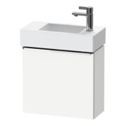 Duravit Meuble sous lavabo D-Neo 48,4x22,2x44cm, 1 porte, à droite, chromé/blanc mat