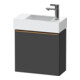 Duravit Meuble sous-lavabo D-Neo 48,4x22,2x44cm, 1 porte, à droite, gris mat-1