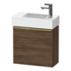 Duravit Meuble sous-lavabo D-Neo 48,4x22,2x44cm, 1 porte, à droite, gris poli/Nu d-1