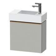 Duravit Meuble sous lavabo D-Neo 48,4x22,2x44cm, 1 porte, à gauche, b chêne/gris mat-1