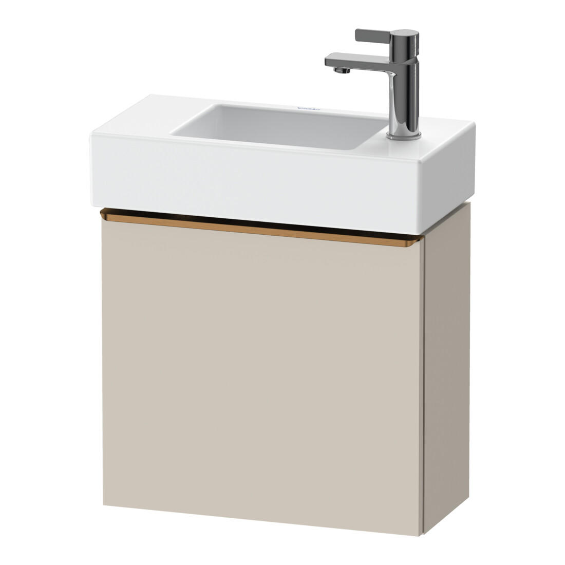 Duravit Meuble sous lavabo D-Neo 48,4x22,2x44cm, 1 porte, à gauche, b prof/ht