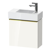 Duravit Meuble sous lavabo D-Neo 48,4x22,2x44cm, 1 porte, à gauche, blanc brillant