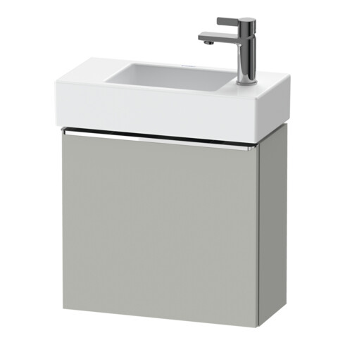 Duravit Meuble sous-lavabo D-Neo 48,4x22,2x44cm, 1 porte, à gauche, chr/Bet ma