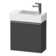 Duravit Meuble sous lavabo D-Neo 48,4x22,2x44cm, 1 porte, à gauche, ES gris mat-1
