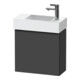 Duravit Meuble sous-lavabo D-Neo 48,4x22,2x44cm, 1 porte, à gauche, noir/Grap ma-1