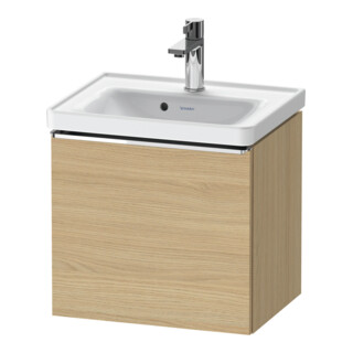 Duravit Meuble sous-lavabo D-Neo 48,4x37,2x44 cm, 1 porte, wd, chr/chêne naturel