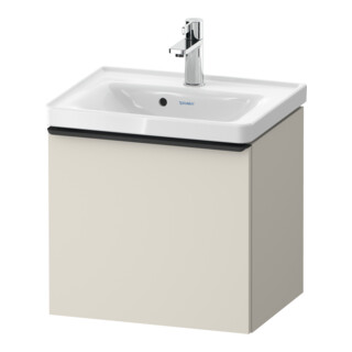 Duravit Meuble sous lavabo D-Neo 48,4x37,2x44 cm, 1 porte, wd, noir/taupe ma