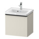 Duravit Meuble sous lavabo D-Neo 48,4x37,2x44 cm, 1 porte, wd, noir/taupe ma-1