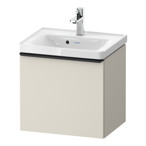 Duravit Meuble sous lavabo D-Neo 48,4x37,2x44 cm, 1 porte, wd, noir/taupe ma