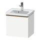 Duravit Meuble sous lavabo D-Neo 48,4x37,2x44 cm, 1 tiroir, bois, bronze mat/blanc-1