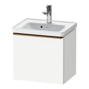 Duravit Meuble sous lavabo D-Neo 48,4x37,2x44 cm, 1 tiroir, bois, bronze mat/blanc-1