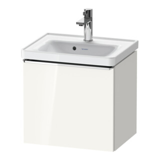 Duravit Meuble sous-lavabo D-Neo 48,4x37,2x44 cm, 1 tiroir, mural, chr/blc hgl