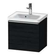 Duravit Meuble sous lavabo D-Neo 48,4x37,2x44 cm, 1 tiroir, mural, chrome/chêne noir