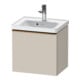 Duravit Meuble sous-lavabo D-Neo 48,4x37,2x44 cm, 1 tiroir, taupe mat-1