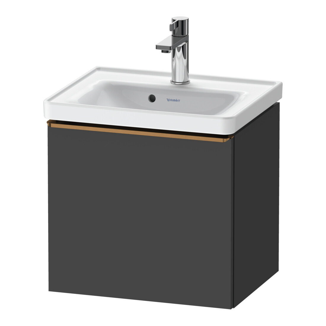 Duravit Meuble sous lavabo D-Neo 48,4x37,2x44 cm, 1 tiroir, wd, b geb/Gra ma