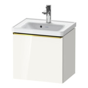 Duravit Meuble sous lavabo D-Neo 48,4x37,2x44 cm, 1 tiroir, wd, blanc brillant-1