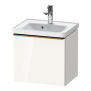 Duravit Meuble sous lavabo D-Neo 48,4x37,2x44 cm, 1 tiroir, wd, bronze mat/blanc brillant