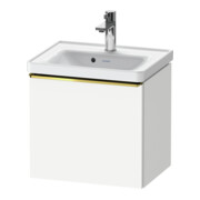 Duravit Meuble sous-lavabo D-Neo 48,4x37,2x44 cm, 1 tiroir, wd, doré poli/blanc mat