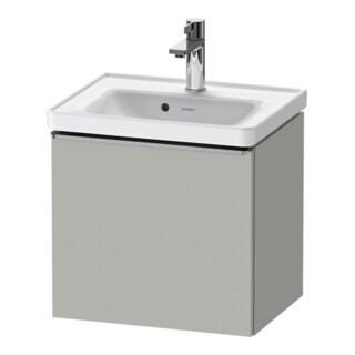 Duravit Meuble sous lavabo D-Neo 48,4x37,2x44 cm, 1 tiroir, wd, ES gris mat