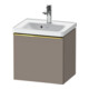Duravit Meuble sous-lavabo D-Neo 48,4x37,2x44 cm, 1 tiroir, wd, g pol/Basalt ma-1