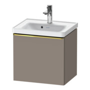 Duravit Meuble sous-lavabo D-Neo 48,4x37,2x44 cm, 1 tiroir, wd, g pol/Basalt ma