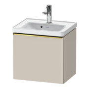 Duravit Meuble sous lavabo D-Neo 48,4x37,2x44 cm, 1 tiroir, wd, g pol/Taupe ma