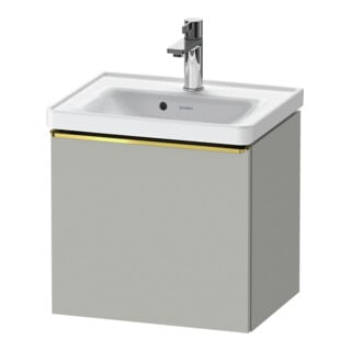 Duravit Meuble sous lavabo D-Neo 48,4x37,2x44 cm, 1 tiroir, wd, laqué or/gris mat
