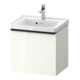Duravit Meuble sous lavabo D-Neo 48,4x37,2x44 cm, 1 tiroir, wd, noir/blanc hgl-1