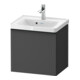 Duravit Meuble sous lavabo D-Neo 48,4x37,2x44 cm, 1 tiroir, wd, noir/Grap ma-1