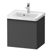 Duravit Meuble sous lavabo D-Neo 48,4x37,2x44 cm, 1 tiroir, wd, noir/Grap ma-1