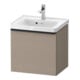 Duravit Meuble sous lavabo D-Neo 48,4x37,2x44 cm, 1 tiroir, wd, noir/lin-1