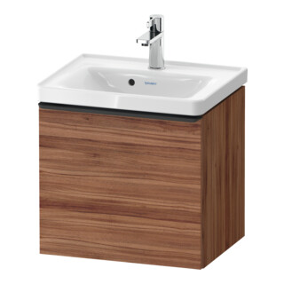 Duravit Meuble sous lavabo D-Neo 48,4x37,2x44 cm, 1 tiroir, wd, noir/noisette naturelle