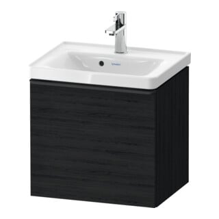 Duravit Meuble sous lavabo D-Neo 48,4x37,2x44cm, 1 tiroir, bois, noir/blanc œuf