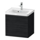 Duravit Meuble sous lavabo D-Neo 48,4x37,2x44cm, 1 tiroir, bois, noir/blanc œuf-1