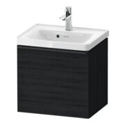 Duravit Meuble sous lavabo D-Neo 48,4x37,2x44cm, 1 tiroir, bois, noir/blanc œuf