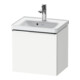 Duravit Meuble sous-lavabo D-Neo 48,4x37,2x44cm, 1 tiroir, mural, blanc/chrome-1