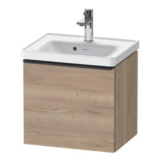Duravit Meuble sous-lavabo D-Neo 48,4x37,2x44cm, 1 tiroir, wd, noir/marbre œuf