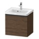 Duravit Meuble sous-lavabo D-Neo 48,4x37,2x44cm, 1 tiroir, wd, noir/noisette foncé-1