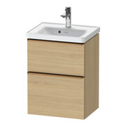 Duravit Meuble sous-lavabo D-Neo 48,4x37,2x62,5 cm, 1 porte, b chêne/écru naturel