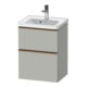 Duravit Meuble sous-lavabo D-Neo 48,4x37,2x62,5 cm, 1 porte, blanc/gris mat-1