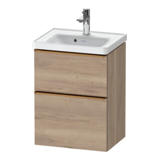 Duravit Meuble sous lavabo D-Neo 48,4x37,2x62,5 cm, 1 porte, blanc marbré
