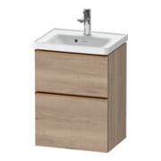Duravit Meuble sous lavabo D-Neo 48,4x37,2x62,5 cm, 1 porte, blanc marbré