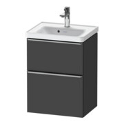 Duravit Meuble sous lavabo D-Neo 48,4x37,2x62,5 cm, 1 porte, ES blanc/gris mat