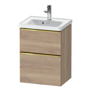 Duravit Meuble sous-lavabo D-Neo 48,4x37,2x62,5 cm, 1 porte, gris poli/marbre œuf-1