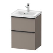 Duravit Meuble sous-lavabo D-Neo 48,4x37,2x62,5 cm, 1 porte, noir/Bas ma